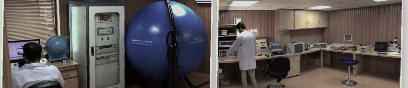 Integrating sphere and lab benches